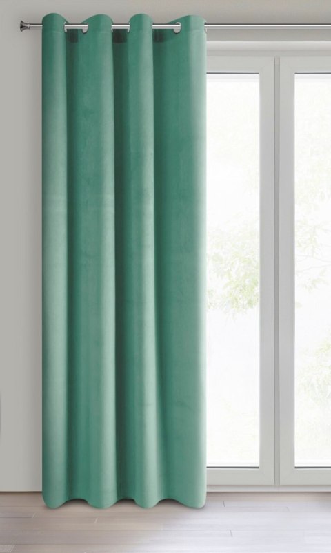 Vorhang PIERRE hellblau 140x250 Ösen