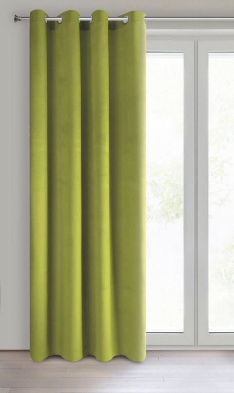 Vorhang PIERRE olvigrün 140x250 Ösen