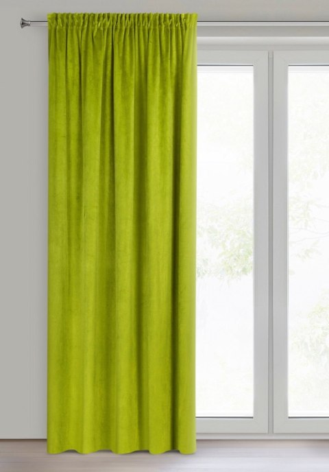 Vorhang PIERRE olvigrün 140x300 Kräuselband