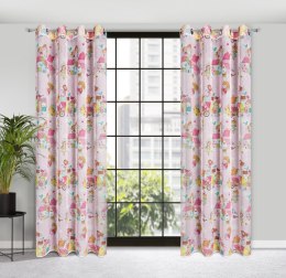 Vorhang POLLY rosa 140x250 Ösen