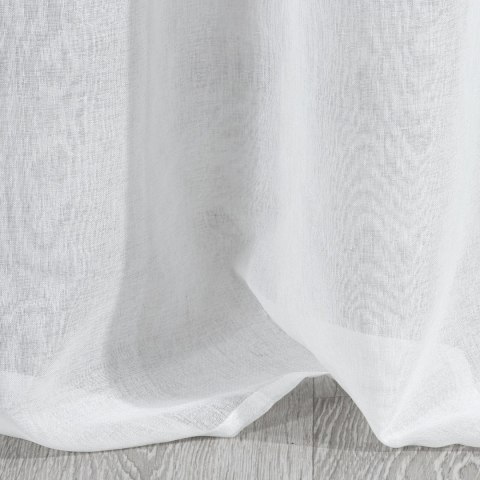 Vorhang RAVIA weiß graphit 140x250 Ösen