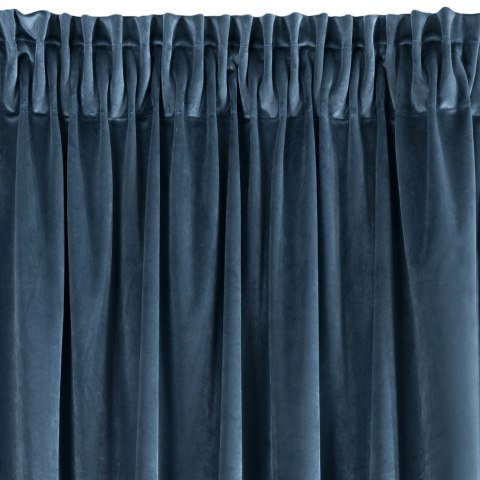 Vorhang RIA dunkelblau 140x270 Kräuselband