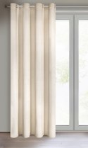 Vorhang RIA hellbeige 140x250 Ösen 10
