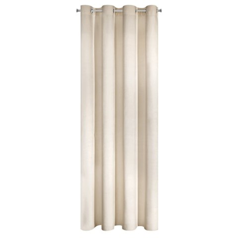 Vorhang RIA hellbeige 140x250 Ösen 10