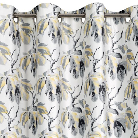 Vorhang MELISA gelb 140x250 Ösen