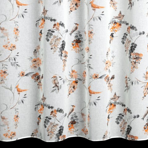 Vorhang RIKI weiß RUD 140x250 Ösen