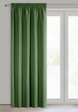 Vorhang RITA dunkelgrün 140x270 Kräuselband
