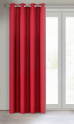 Vorhang RITA rot 140x250 Ösen