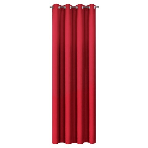 Vorhang RITA rot 140x250 Ösen