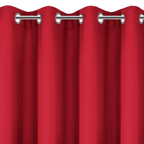 Vorhang RITA rot 140x250 Ösen