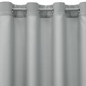 Vorhang RITA stahl 140x175 Ösen