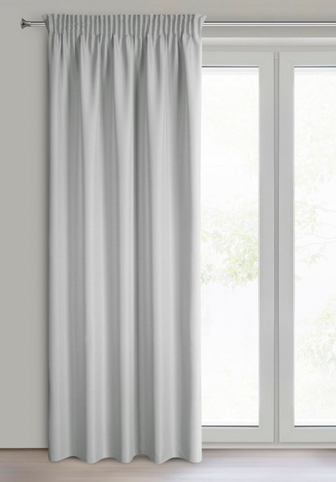 Vorhang RITA stahl 140x270 Kräuselband