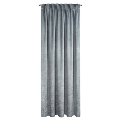 Vorhang RIVA stahl 140x270 Kräuselband