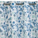 Vorhang ROSALI weiß blau 140x250 Ösen