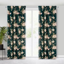 Vorhang ROSE dunkelZI rosa 135x270 Kräuselband