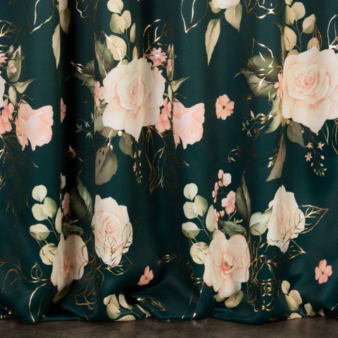Vorhang ROSE dunkelZI rosa 135x270 Kräuselband