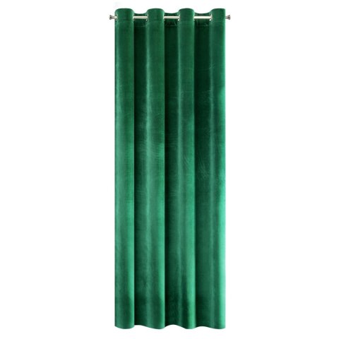 Vorhang SAMANTA dunkelgrün 140x250 Ösen