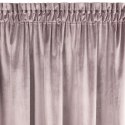 Vorhang SAMANTA rosa 140x270 Kräuselband Tunnelzug