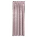 Vorhang SAMANTA rosa 140x270 Kräuselband Tunnelzug