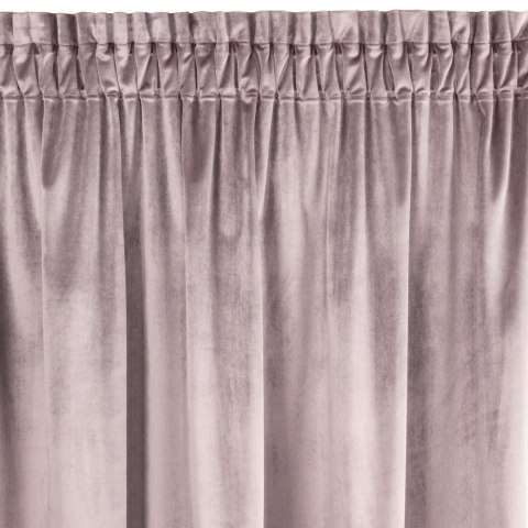 Vorhang SAMANTA rosa 140x270 Kräuselband Tunnelzug