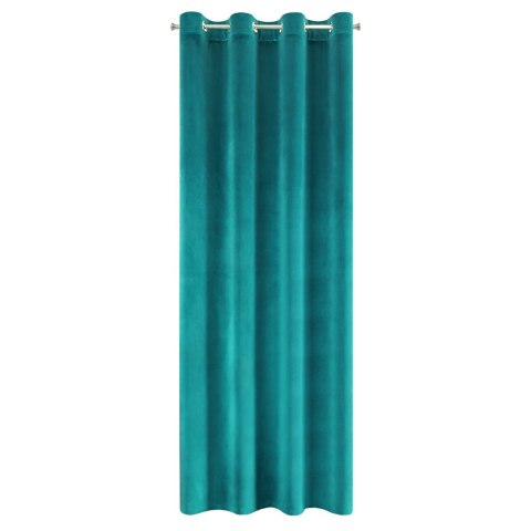Vorhang SAMANTA türkis 140x250 Ösen