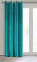 Vorhang SAMANTA türkis 140x250 Ösen