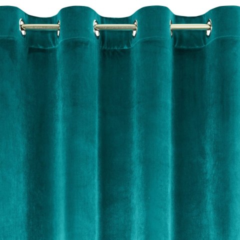 Vorhang SAMANTA türkis 140x250 Ösen