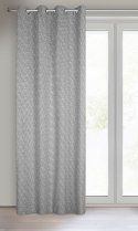 Vorhang SANDI stahl 140x260 Ösen