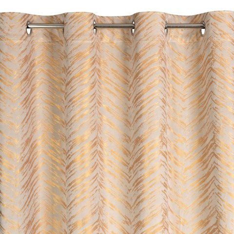 Vorhang SARA creme gold 140x250 Ösen