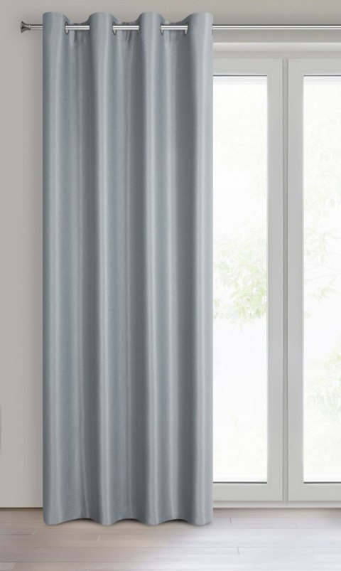 Vorhang SELINA silber 140x250 Ösen