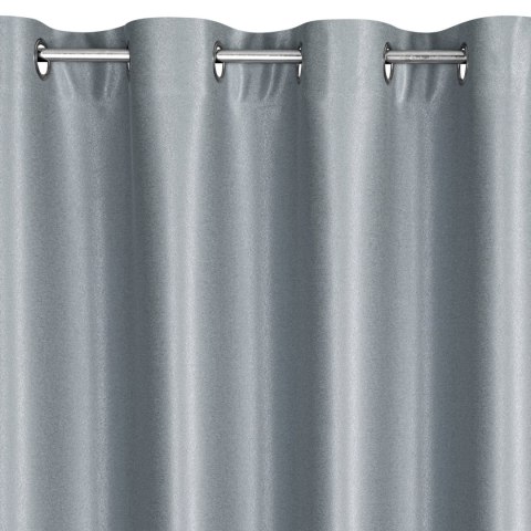 Vorhang SELINA silber 140x250 Ösen