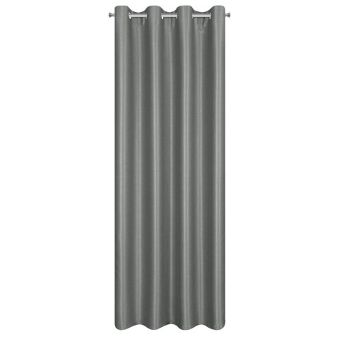 Vorhang SELINA stahl 140x250 Ösen