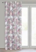 Vorhang SHERRY silber rosa 140x250 Ösen