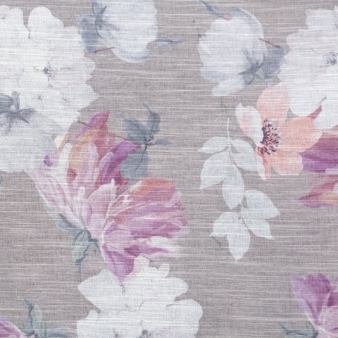 Vorhang SHERRY silber rosa 140x250 Ösen