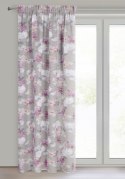 Vorhang SHERRY silber rosa 140x300 Kräuselband