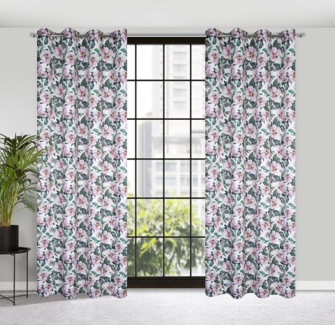 Vorhang SIMONA weiß FIO 140x250 Ösen