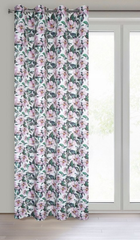 Vorhang SIMONA weiß FIO 140x250 Ösen