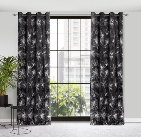 Vorhang STELLA CZ silber 140x250 Ösen