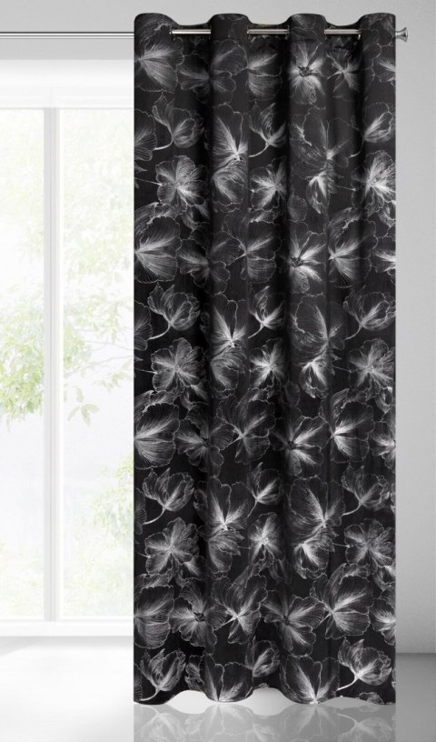 Vorhang STELLA CZ silber 140x250 Ösen