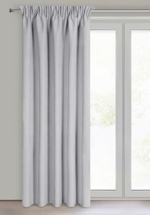 Vorhang SUZAN stahl 135x270 Kräuselband