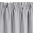 Vorhang SUZAN stahl 135x270 Kräuselband