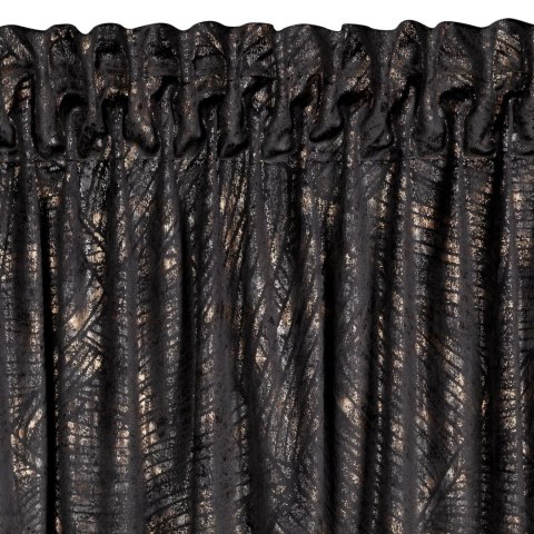 Vorhang TULIA schwarz SZ 135x270 Kräuselband