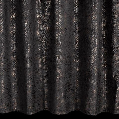 Vorhang TULIA schwarz SZ 135x270 Kräuselband