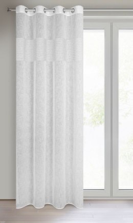 Vorhang VICKY weiß 140x250 Ösen