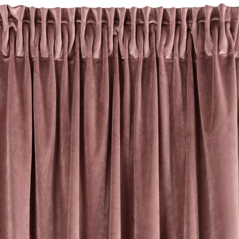 Vorhang VILLA dunkelrosa 140x270 Kräuselband