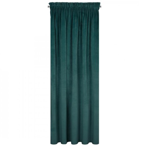 Vorhang VILLA dunkeltürkis 140x270 Kräuselband