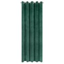 Vorhang VILLA dunkelgrün 140x250 Ösen 10