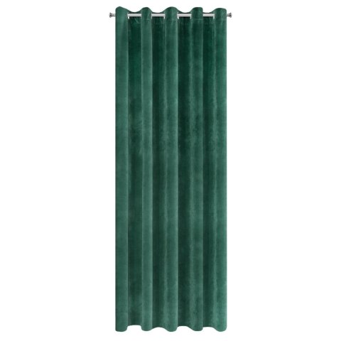 Vorhang VILLA dunkelgrün 140x250 Ösen 10