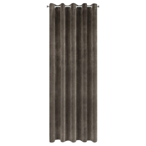 Vorhang VILLA graphit 140x250 Ösen