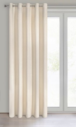 Vorhang VILLA hellbeige 140x250 Ösen 10